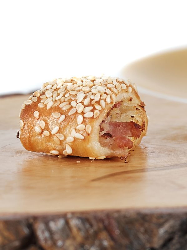 Rausīši ar žāvētas gaļas pildījumu