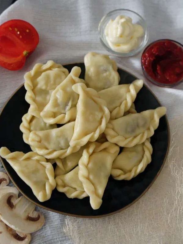 Вареники с картофелем и грибами, 500 г