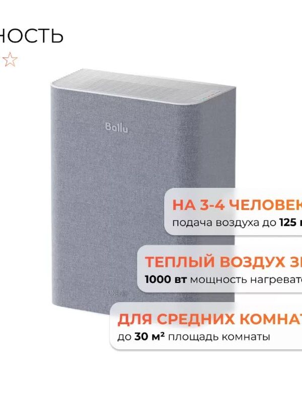 Ballu ONEAIR ASP-100 серый