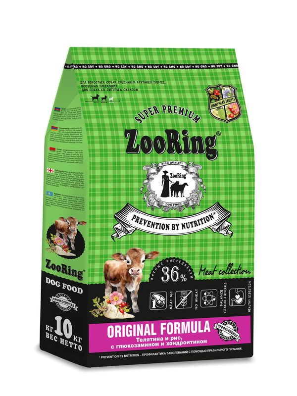 Original Formula Телятина и рис с глюкозамином и хондроитином