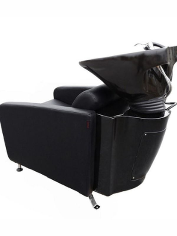 Мойка парикмахерская Domino с черной раковиной Hairway