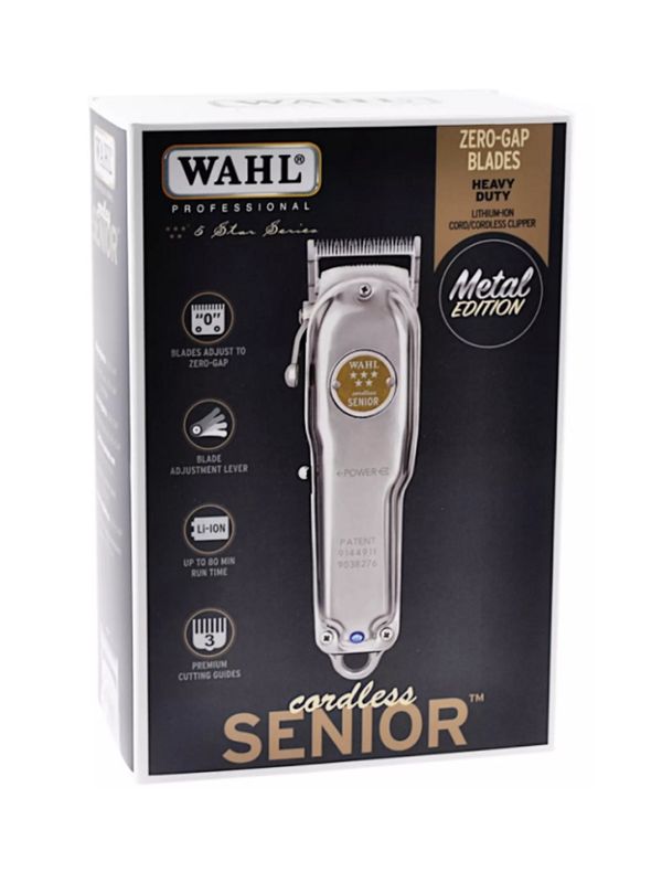 Машинка для стрижки беспроводная Senior Cordless Metal Edition 5*