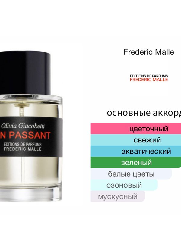 Frederic Malle En Passant для женщин Парфюмерная вода