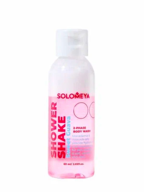 Гель-шейк для душа гуава SOLOMEYA Shower Shake sweet guava