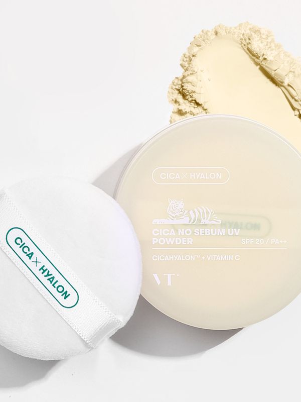 Выравнивающая пудра рассыпчатая с защитой от солнца SPF20, VT Cosmetics Cica No Sebum UV Pow der 5гр