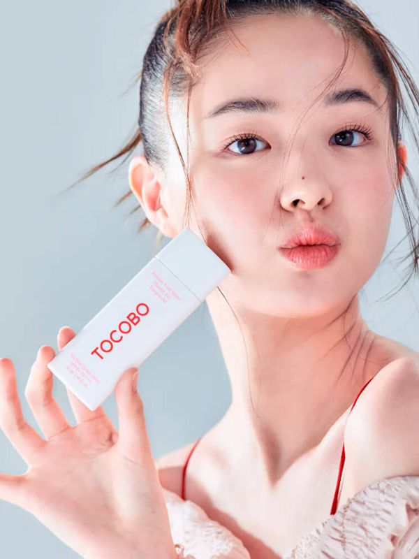 Витаминный солнцезащитный крем с тонирующим эффектом 50 мл Tocobo Vita Tone Up Sun Cream SPF50+