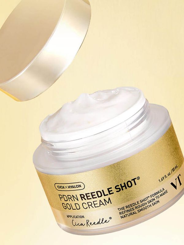 Омолаживающий крем с золотом и ПДРН VT Cosmetics PDRN Reedle Shot Gold Cream, 50мл