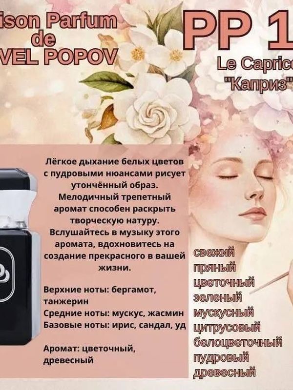 «Каприз» Авторский парфюм MARSO — 30 мл (PP11)