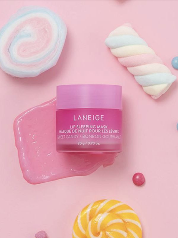 Ночная маска для губ с ароматом сладкие конфеты, Laneige Mini Lip Sleeping Mask Sweet Candy 3гр