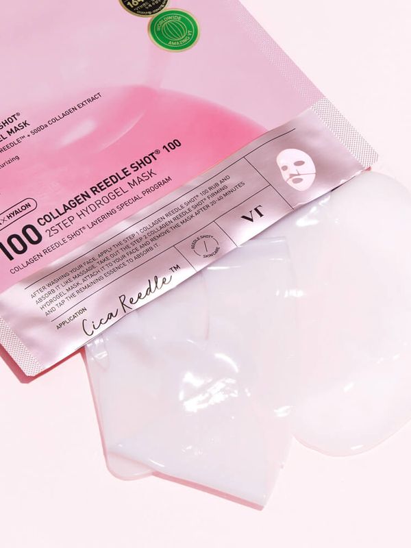Маска гидрогелевая с микроиглами и коллагеном | VT Cosmetics Collagen Reedle Shot 100