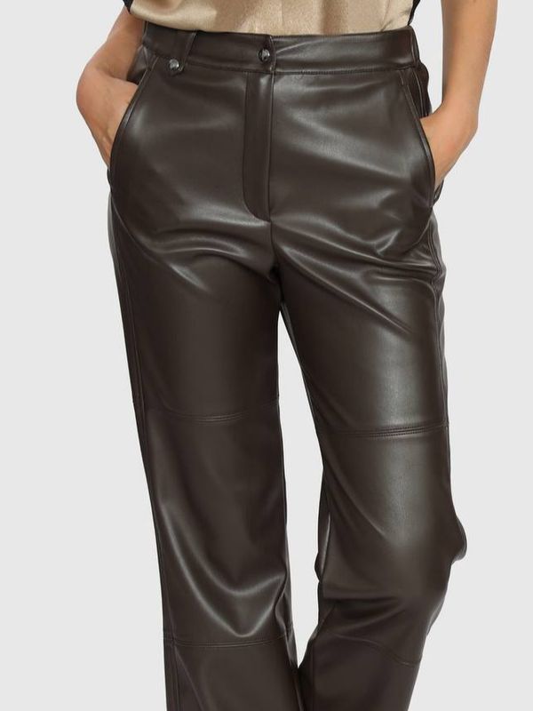 Брюки Темный шоколад Max Mara 💫 прямого кроя