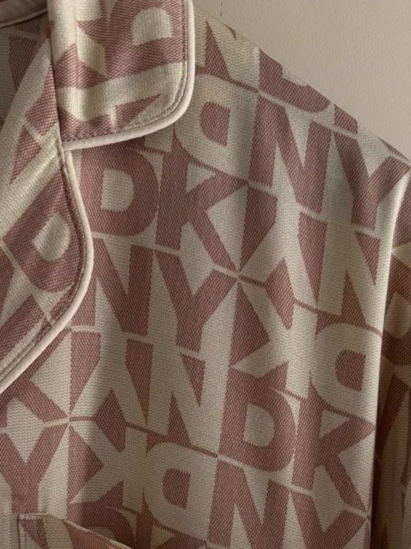 Пижама и рубашка DKNY🌸 песочная, летящая ткань