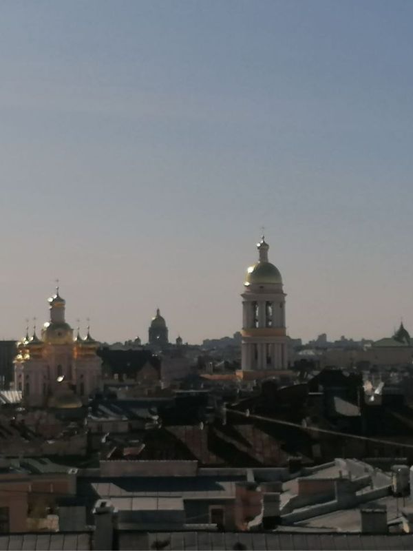 Прогулка по крышам Петербурга