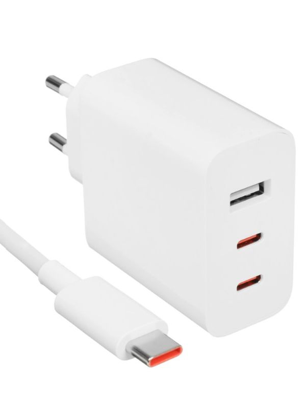 Зарядное устройство Xiaomi GaN PD67W 3А с Type-C белое