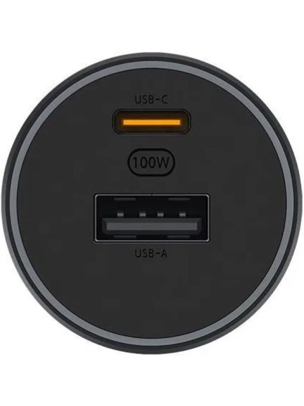 Автомобильная зарядка Xiaomi BHR4460CN PD100W+QC3.0 с Type-C 3А черная