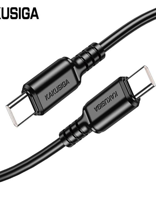 Кабель Kakusiga KSC-982 Type-C / Type-C 3А 60W черный 1 м