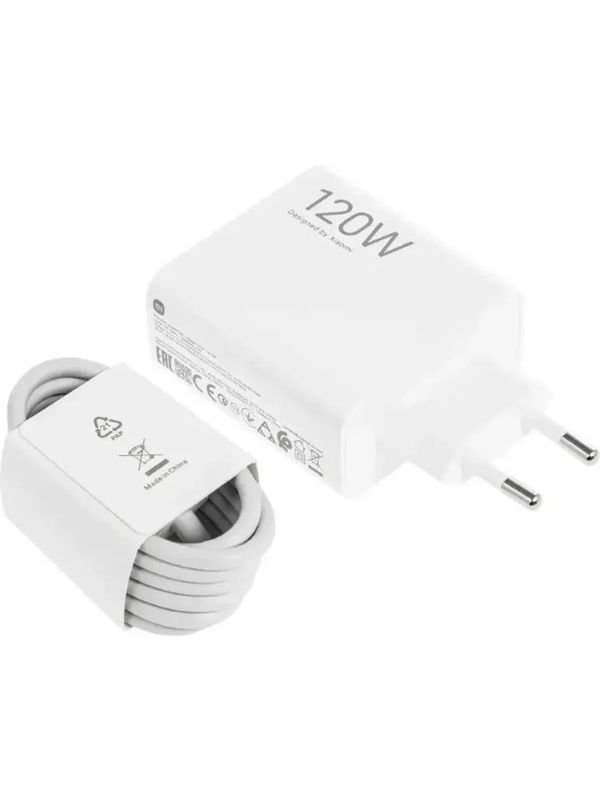 Зарядное устройство Xiaomi HyperCharge Combo PD120W 3А с Type-C белое