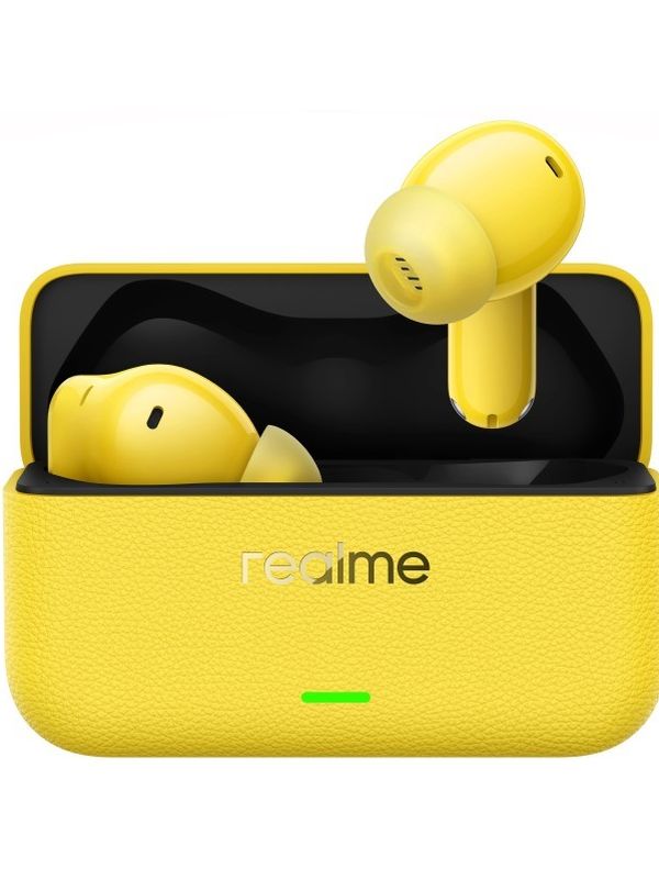 Беспроводные наушники TWS Realme Buds T500 Pro желтые