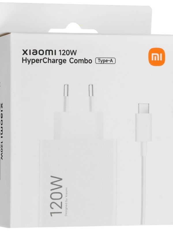 Зарядное устройство Xiaomi HyperCharge Combo PD120W 3А с Type-C белое
