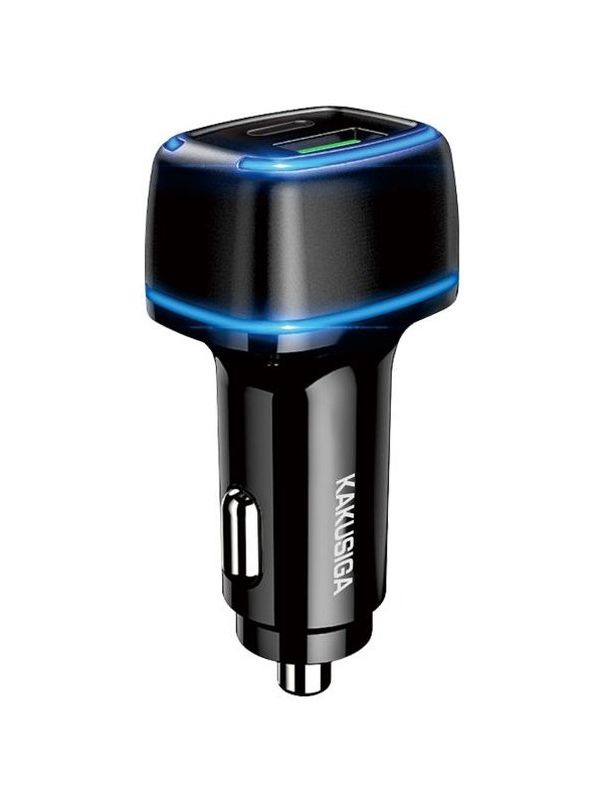 Автомобильная зарядка Kakusiga KSC-539 PD20W+QC3.0 3А черное