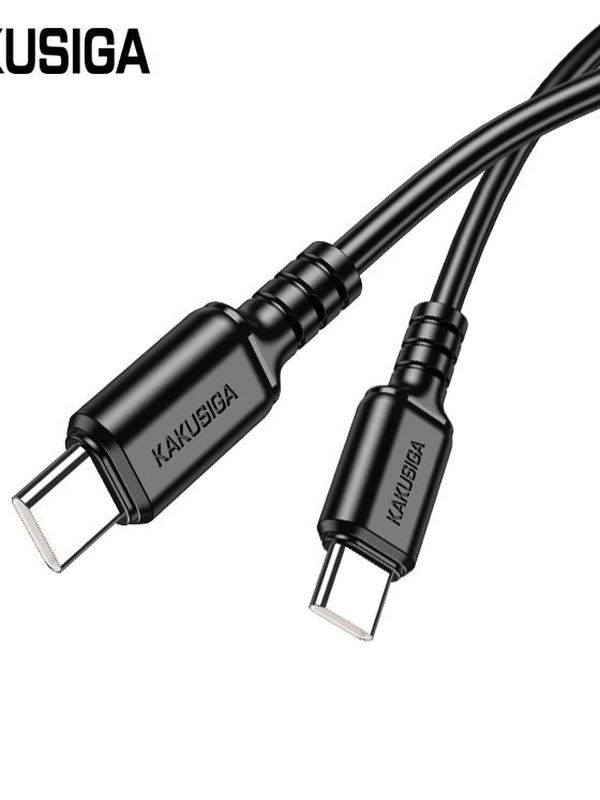 Кабель Kakusiga KSC-982 Type-C / Type-C 3А 60W черный 1 м