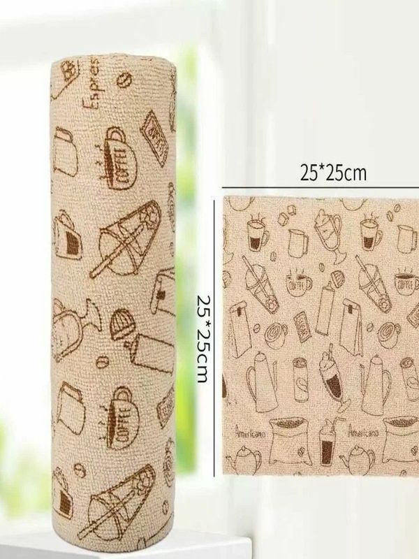 Салфетки из микрофибры 25*25 в рулоне