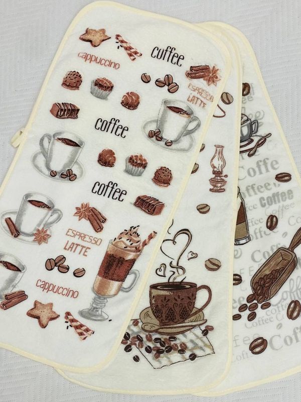 Полотенце кухонное ☕ 25х50см микрофибра