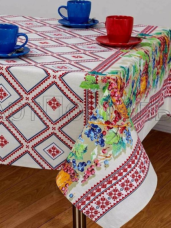 Кухонная скатерть🥨из рогожки