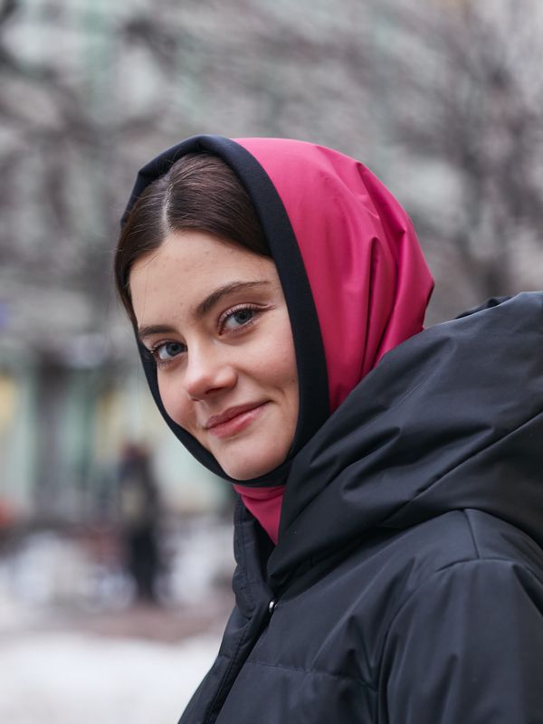 Косынка теплая