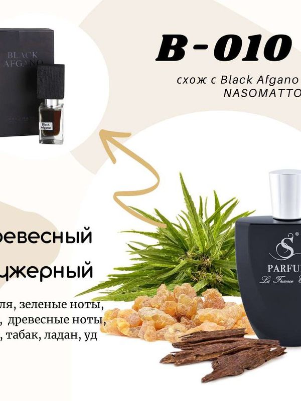B10 "DARK KABUL" unisex схож с Black Afgano NASOMATTO