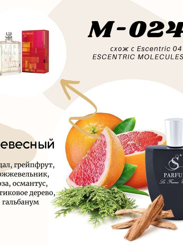 М-24 "PARTICLE 04" unisex схож с Escentric 04 ESCENTRIC MOLECULES