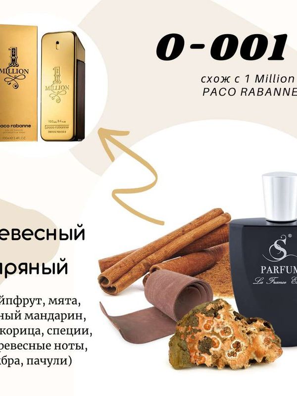 O1  "GOLD INGOT" схож с 1 Million PACO RABANNE
