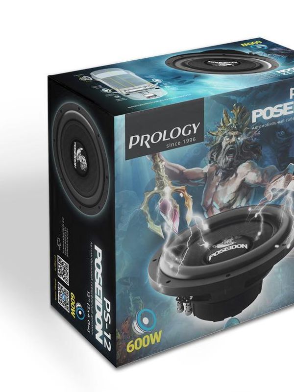 Динамик сабвуфер 12" Prology PS-12 POSEIDON (4 Ом / RMS 350W)