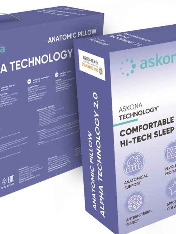 Анатомическая подушка Alpha Technology 2.0