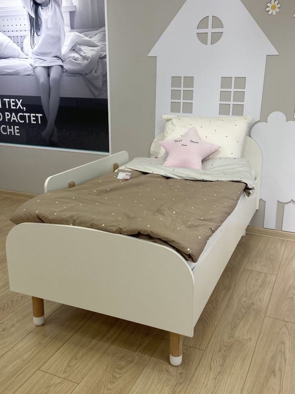 Кровать 160*080 Kiki (Кики) Белый базовый