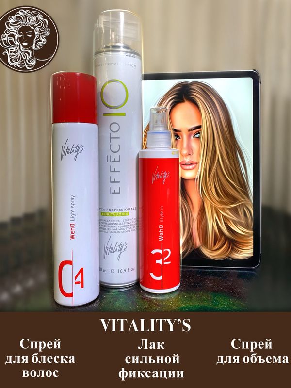 Лак сильной фиксации VITALITY'S Effecto