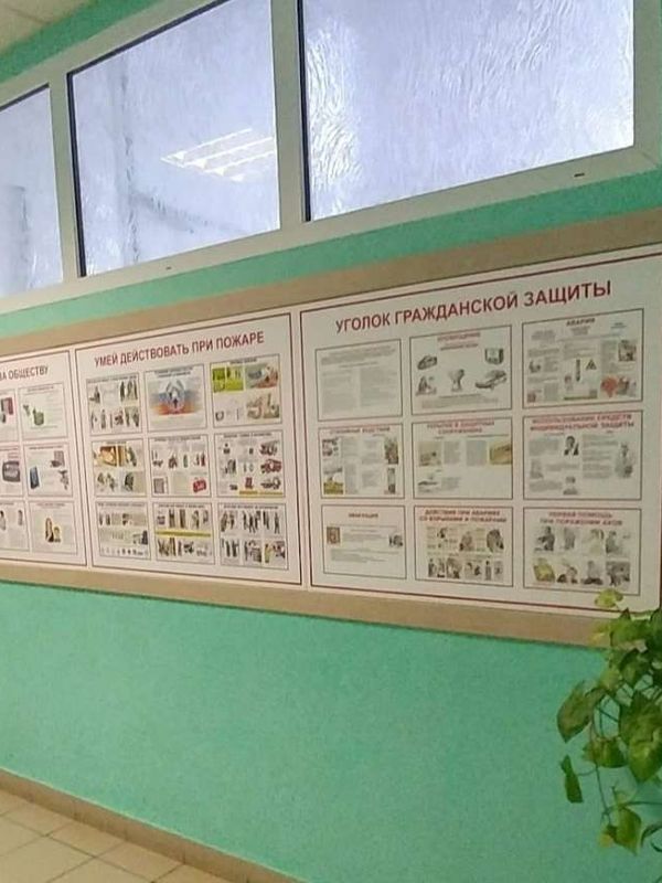 Стенд ГО и ЧС 1000х800 мм