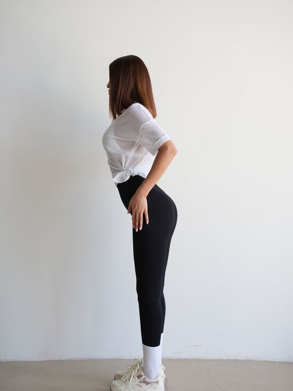 Леггинсы Push Up, черный