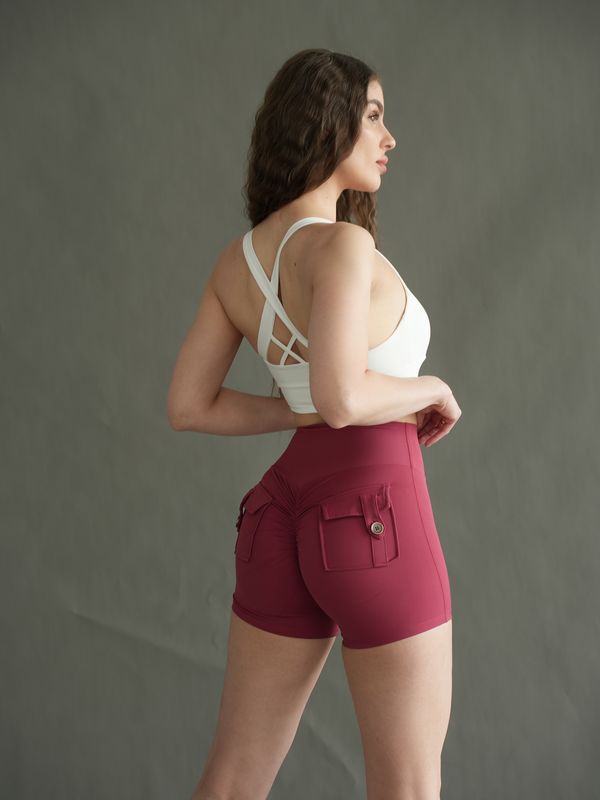 Шорты Push Up Pocket, красный