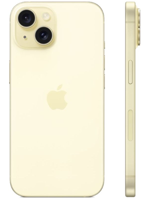 iPhone 15 Plus 256 ГБ, жёлтый