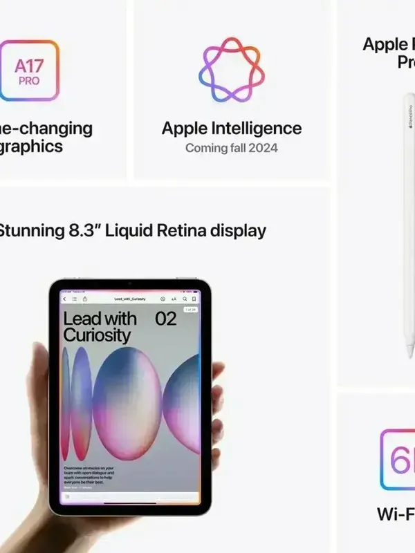 iPad mini 128 ГБ Wi-Fi, серый космос