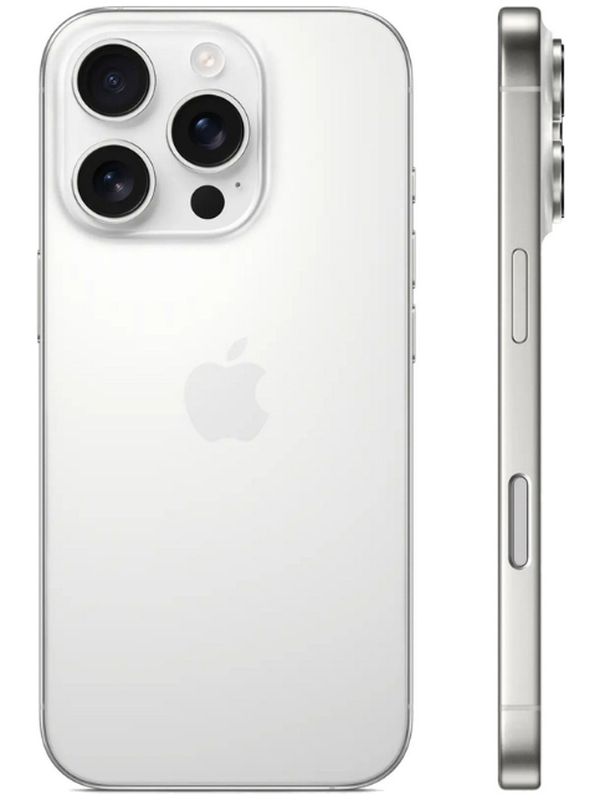 iPhone 16 Pro Max 256 ГБ, eSIM, White Titanium (белый)
