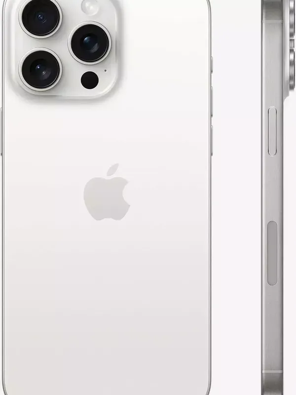 iPhone 15 Pro 128 ГБ, Dual: nano SIM + eSIM, белый титан