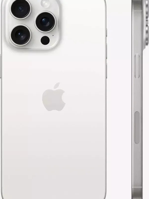 iPhone 15 Pro 128 ГБ, Dual: nano SIM + nano SIM, белый титан