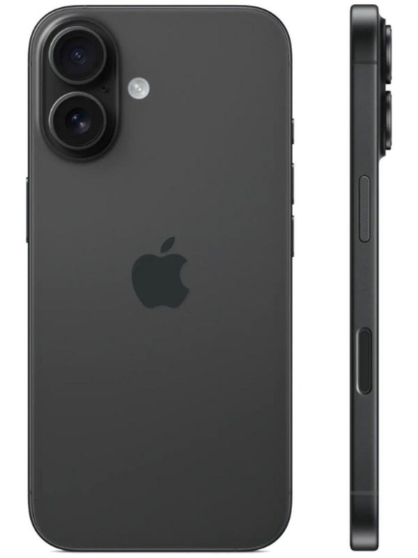 iPhone 16 Plus 128 ГБ, чёрный