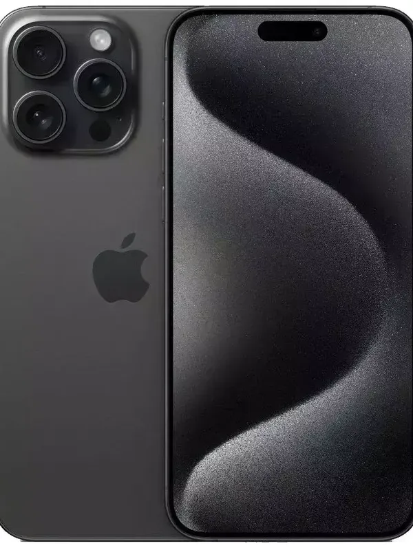 iPhone 15 Pro 128 ГБ, eSIM, чёрный титан