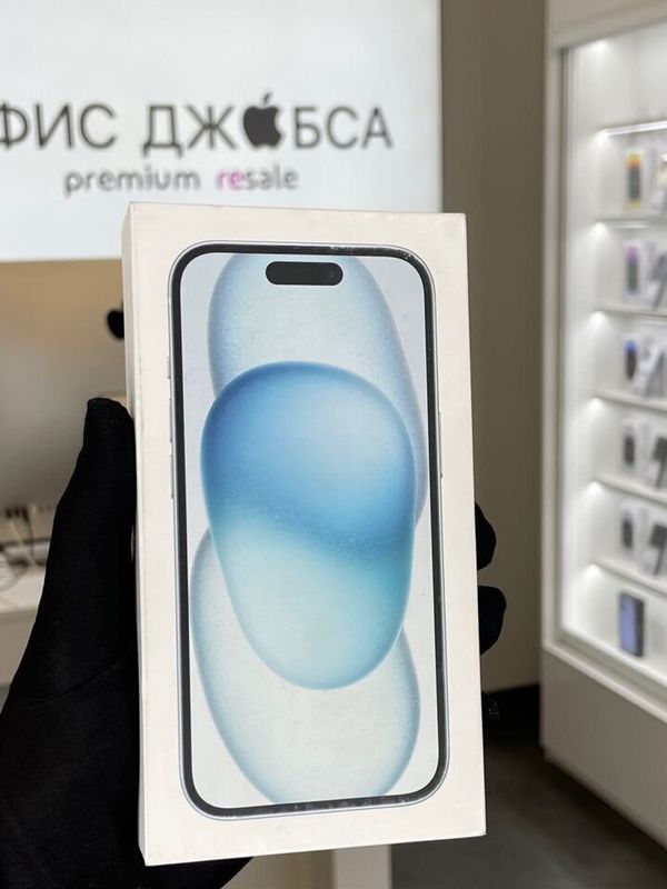 iPhone 15 256 ГБ, голубой