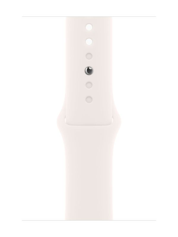 Apple Watch 10 46mm Rose Gold Aluminum Case with Sport Band S/M, Light Blush