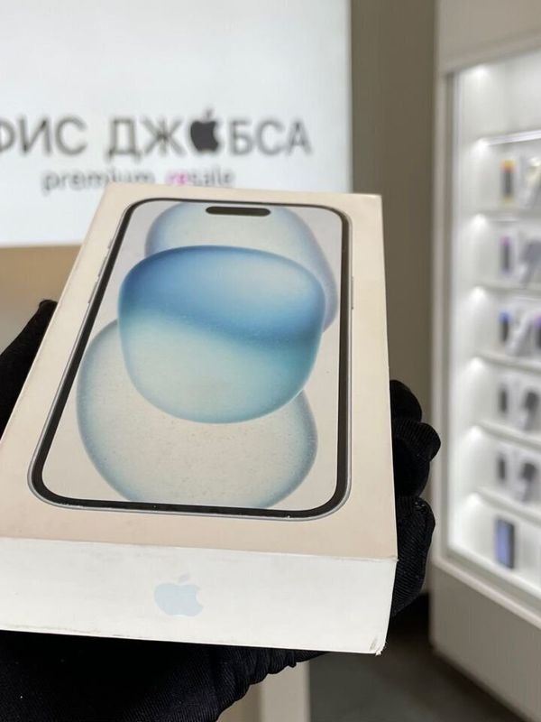 iPhone 15 256 ГБ, голубой