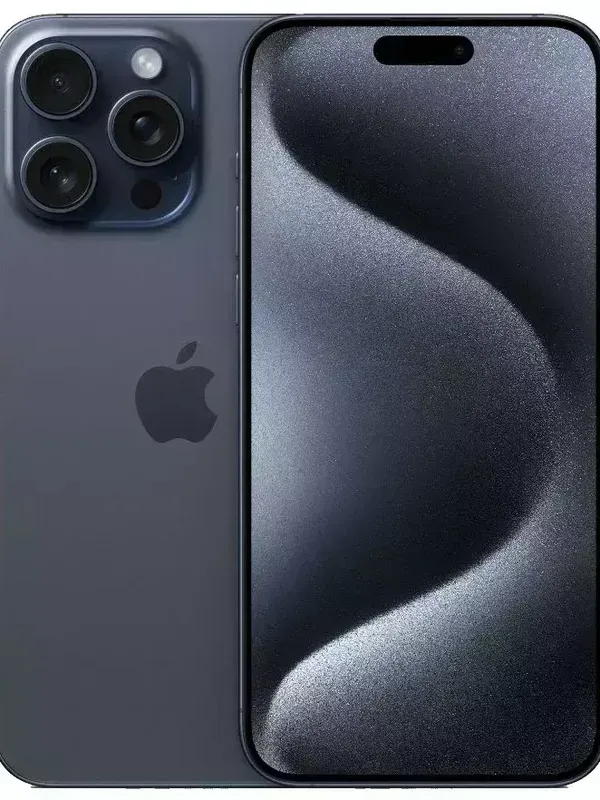 iPhone 15 Pro 128 ГБ, eSIM, синий титан